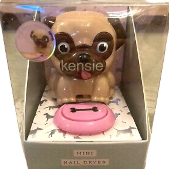 Kensie Pug Mini One-Finger Nail Dryer  Accessories Spa - Picture 6 of 9